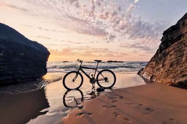 black road bike